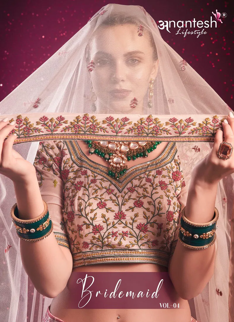 Bridemaid Vol 4 By Anantesh Bridal Wedding Wear Lehenga Choli Wholsale In India